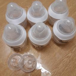 used but have been sterilised ( obviously would advise sterilising again before use)
6 x bottles with teats 1s
2 x teat 2s