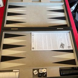 Hochwertiger Backgammon Koffer, nur ein Mal bespielt. Alle Teile vorhanden. 
Preis ist Vb.