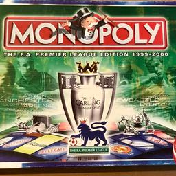 Monopoly The F.A. Premier League Edition 1999-2000. Complete & Good Condition.