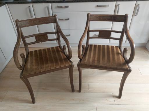 Buy & Sell Flintshire - Wales Flint - Flintshire - Photos for Two Victorian Regency Antique Chairs