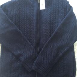 Brand new still with label 
Thick warm fleeced lined jacket
Navy blue 
Cost £38