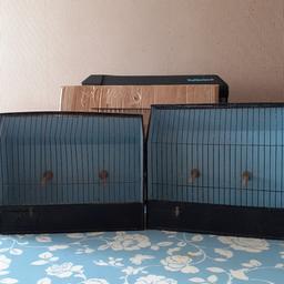 budgie show cages
used in good condition