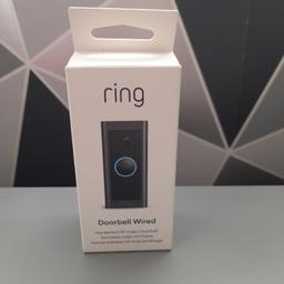 Ring video doorbell Brand new in box. This is the hard wired version that needs the power supply and I decided to go with the battery version instead. Bargain at £40 (£50rrp). Collection preffer from Oldbury.