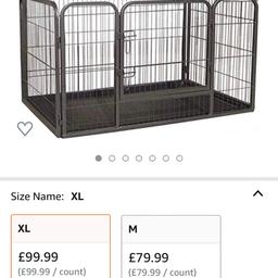 Dog crate with removable tray

Size XL

Used but in excellent condition

Collection only BR1