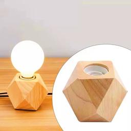 * The table lamp base is made of wood, with natural wood texture and strong structure
* 1.5 meters power cable with in-line switch
* Euro power plug with UK plug converter
* Size: 8.0cm x 8.0cm
* Suitable for bedroom, living room, dining room, dormitory, table, desk, etc.
* E27 bulb light is not included on this listing.
* E27 bulb light is sold separately.

Collection at Birmingham City Centre Area, B9 5DQ (Outside Clean Air Zone)