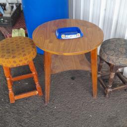 originsl pub or bar table and stools