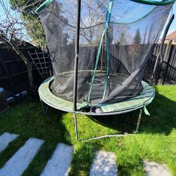 In perfect working order 10ft trampoline with safety net and some foam missing.

Giving it away as children no longer use.

Buyer to dismantle and collect please (bring own tools).

Collection from B69.

No time wasters please.

Happy for you to have a jump before you take