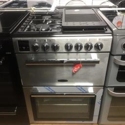 Range master Gas Cooker 
60cm
4 gas burners 
Electric grill 
Double oven 
Fan assisted main oven 
(Dual fuel)
Good clean condition 
Fully tested/working 
£399
Can be viewed 
137, Bradford Road 
Bd18 3tb