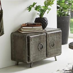 Industrial site style sideboard two doors four shelves. Beautiful design. Brand-new. Sold out online, someone told me there is still one available in Conrad store or Harrods! £455