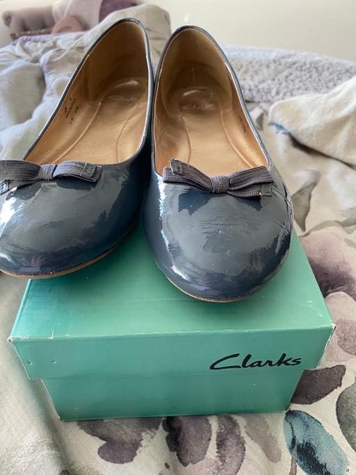 Buy & Sell West Midlands Dudley - Photos for Clarks blue/grey ballerina shoe