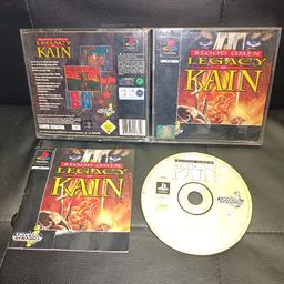 Blood Omen Legacy of Kain PS1 Spiel mit Anleitung

Guter Zustand Disc ist voll Funktionstüchtig und besitzt nur geringe Gebrauchsspuren

Abholung oder Versand gegen Aufpreis

Privatverkauf keine Garantie oder Rücknahme