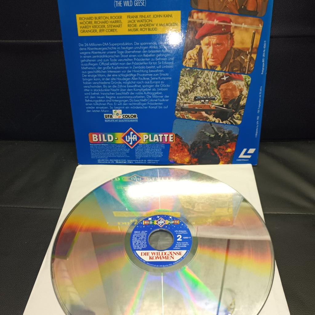 Die Wildgänse kommen - Ufa Bildplatte Laserdisc

Sehr guter Zustand

Abholung oder Versand gegen Aufpreis

Privatverkauf keine Garantie oder Rücknahme