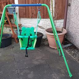 Green toddler swing bought for £40 only been used a few times.
Selling for £15