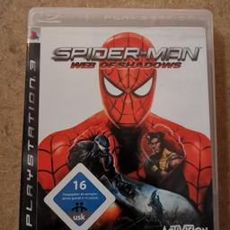 Hallo. Biete hier das sehr seltene PS3 Spiel Spiderman Web of Shadows in der deutschen Version an.
Abholung und Versand möglich