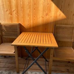Holz Klapptisch mit zweiter Stühle, guter Zustand, abzuholen in Vomp