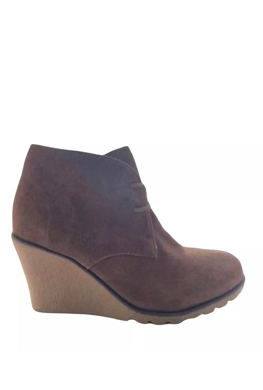 Buy & Sell Derbyshire Derby - Photos for CLARKS Brown Suede Ankle Wedge Boots