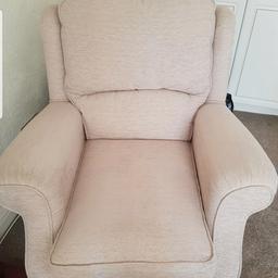 Luxury  armchair & pouffee
high quality some minor marks

pouffe & bottom of chair has marks
poufee lifts up for storage and has quite a few marks on it see pics
small stain on bed settee mattress

local deliver at extra cost