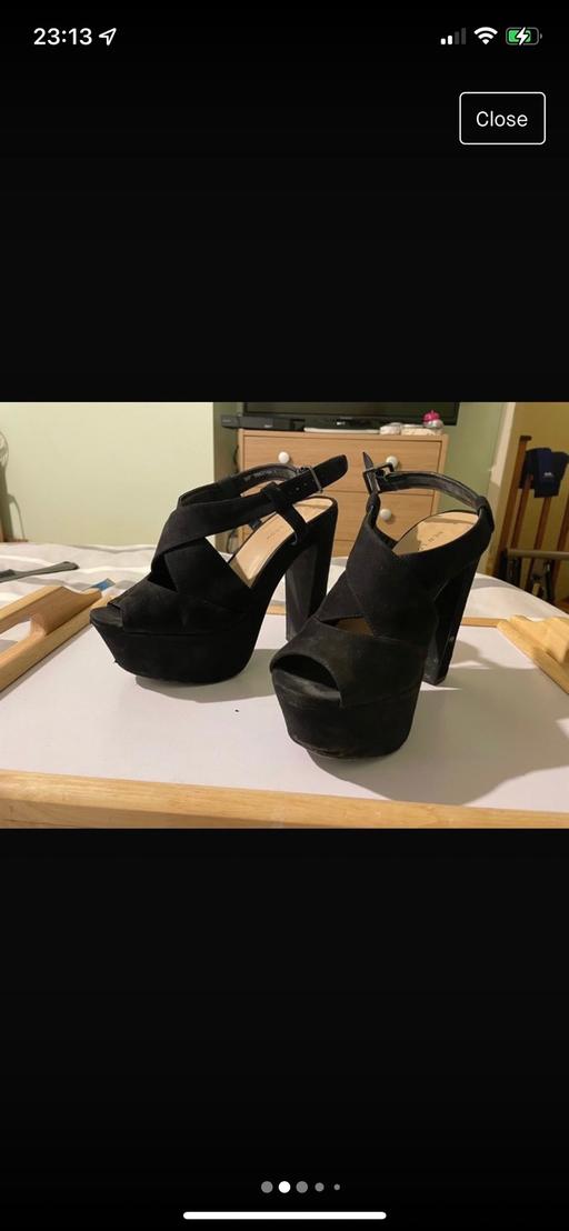 Buy & Sell West Midlands Walsall - Photos for New Look black high heel sandals size 5