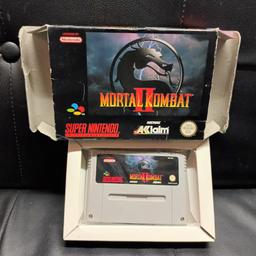 Mortal Kombat 2 Super Nintendo SNES in OVP mit Inlay in Schutzhülle

Abholung oder Versand gegen Aufpreis

Privatverkauf keine Garantie oder Rücknahme