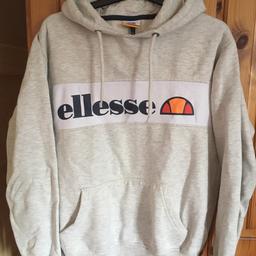 Ellesse hoodie logo on front & left sleeve pocket at the front.
Grey Marl
Uk Size Small
From a Pet & Smoke free Home
Collection
Can post at an extra cost to buyer