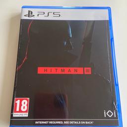 Hitman 3 for the PlayStation 5 
Barely used