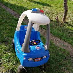 Little tikes toddler sit in police car.

In good used condition.

Collection only.

Please have a look at my other baby and toddler items.