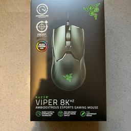 Ambidextrous E-Sport Gaming Mouse

8,000 Hz HyperPolling Technology (Optical Focus + Sensor with 20K DPI

Optical Mouse Switches

71g

Thanks for looking 😊