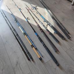 I have 7 fishing rods for sale they are £10 each collection tw14 NO offers