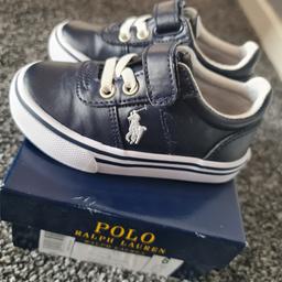 I'm currently Selling Ralph Lauren Boys Shoes
Worn afew items still in very good condition

Size 6 toddler
Navy Blue

Open To Reasonable Offers