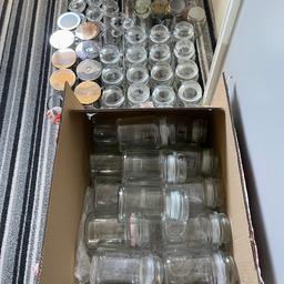 23 Large Yankee Candle style jars with lids
10 Medium metal lidded jars
Plus lots of other random jars and lids
FREE TO COLLECTOR from DY9
