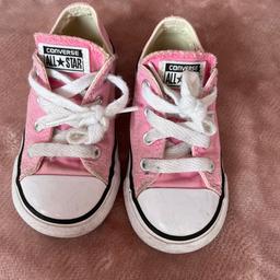Pink converse 
Infant size 7 
Good condition 
Pet free smoke free home