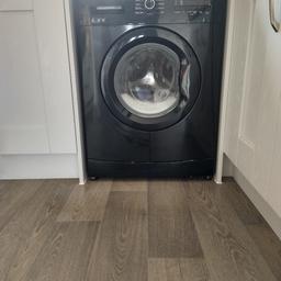 Beko WMB61431B 6Kg 1400 Spin
Black
6kg capacity
1400rpm spin
Great condition
Regularly sanitised
Small crack to lower facia cover, see picture, not noticeable and does not affect function

Buyer must collect