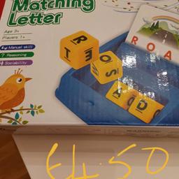 matching letters learning to spell words etc, with everything complete and in excellent condition £4.50
