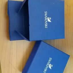 Due scatole Swarovsky e una Stroili 3.00€ cadauna