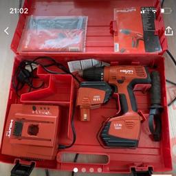 Drill in original case. Two batteries.
Husbands has put his initials on and I have tried to
get them off as seen in pictures
Collection only
11 ikA
Sell one like this