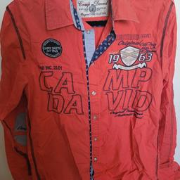 schönes Original Hemd von Camp David
max. 5 mal getragen

Privatverkauf, es wird ausdrücklich eine Gewährleistung ausgeschlossen. Eine Rückgabe oder ein Umtausch ist nicht möglich