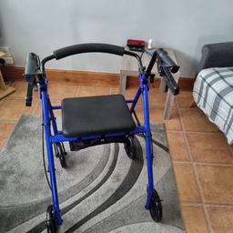 brand new and unused
rollator mobility walker from Drive
fold down
storage seat
cost £83.95
collection from Sedgefield or Thornaby