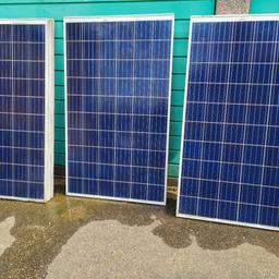 Got available solar panels. Used from solar farms upgrading to larger wattage panels. Nothing wrong with them. In full working condition and pick up from Southgate N14.