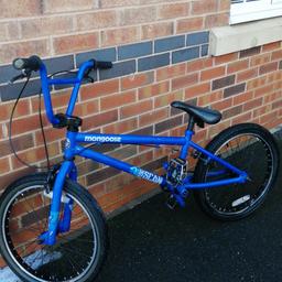 Blue Mongoose BMX bike in great working condition
Recently new rear tyre
Collection only please.( could deliver  local)