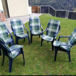 6 Stück Gartenstühle mit Auflagen! Selbstabholung in Navis oder bei mir in Fritzens!!!
Dies ist ein Privatverkauf
Keine Gewährleistung
Keine Rücknahme