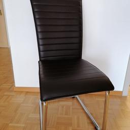 Schwingstuhl Kunstleder dunkelbraun, ein zweiter Stuhl ist vorhanden aber leider defekt (Schrauben bei Sitzfläche fehlen), gibt's auf Wunsch gratis dazu
#springclean