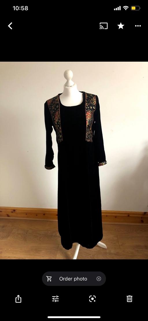 Buy & Sell Lancashire Chorley - Photos for Woman’s Size 12 Velvet Abaya Dress