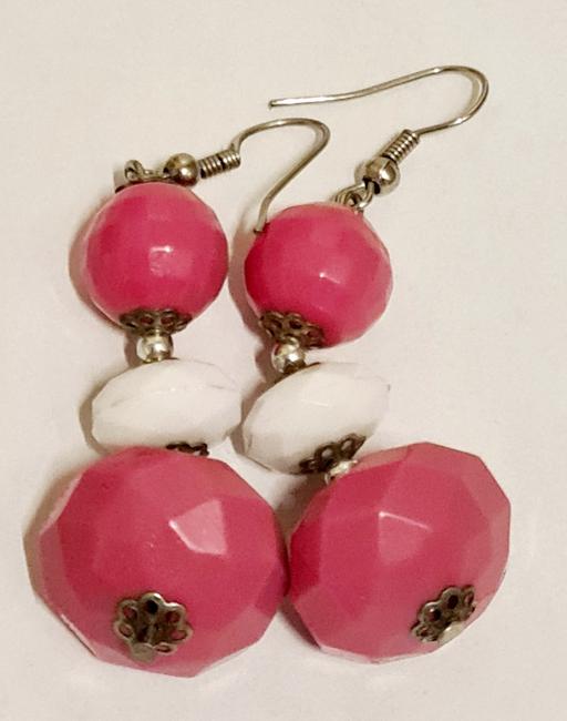 Buy & Sell West Midlands Wolverhampton - Photos for Blush Pink And White Bead Statement Earrings