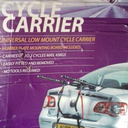 bike carrier good condition hardly used