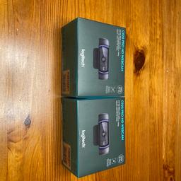 Ich verkaufe hier meine zwei noch original verpackten Logitech Webcams. Sie wurden noch nie aufgemacht.
Bei Interesse einfach melden. 5 € Versand