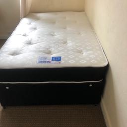 Brand new double divan bed and Orthopaedic mattress for sale and still new in packaging and also we have matching headboard £29.99 and also we have single bed and mattress in stock and we can deliver local free ( without any drawer on bottom) Drawer available £20 each
 Double Divan Bed and spring mattress £150
 Double Divan with Orthopaedic Mattress £175
 Double Divan with memory foam mattress £189.99