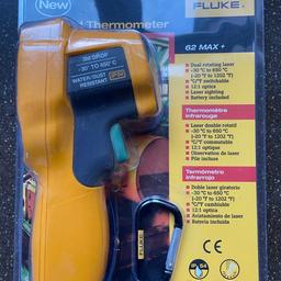Fluke 62+ MAX Infrared Thermometer,
Unused Brand New, was £95 when I bought it.

Selling it for £70 to someone who needs it as it’s a top of the range model.