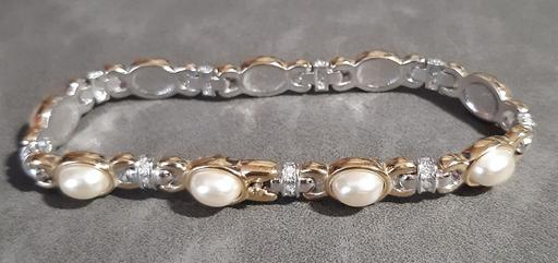 Buy & Sell Merseyside Saint Helens - Photos for Gold and silver gemstone and pearl bracelet