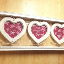 Shabby Chic Heart Photo Picture Frames: would make a lovely gift or can be added into a hamper as an addition.