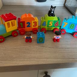 Duplo Lego number train, from smoke and pet free home excellent condition